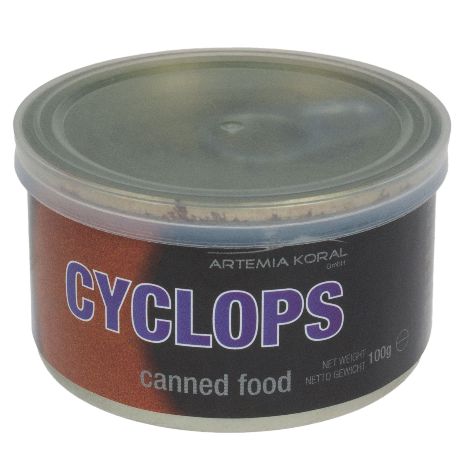 Konservierte Cyclops 100 g Dose