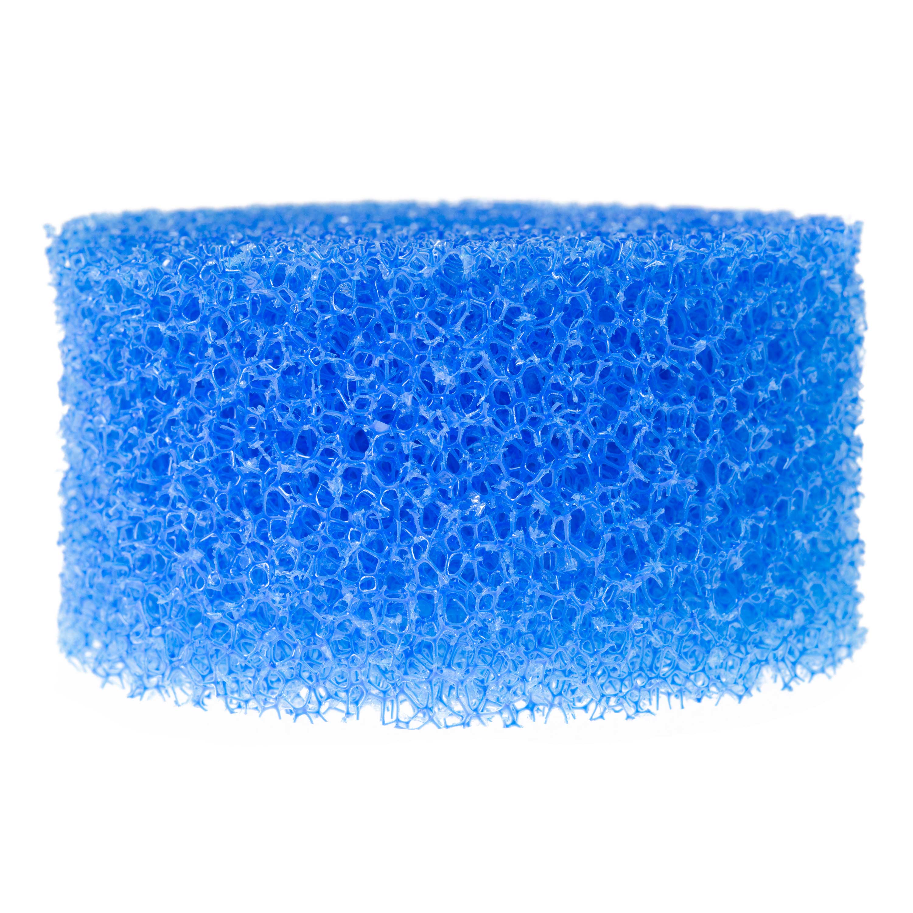Filterschwamm, rund, blau, 5 cm