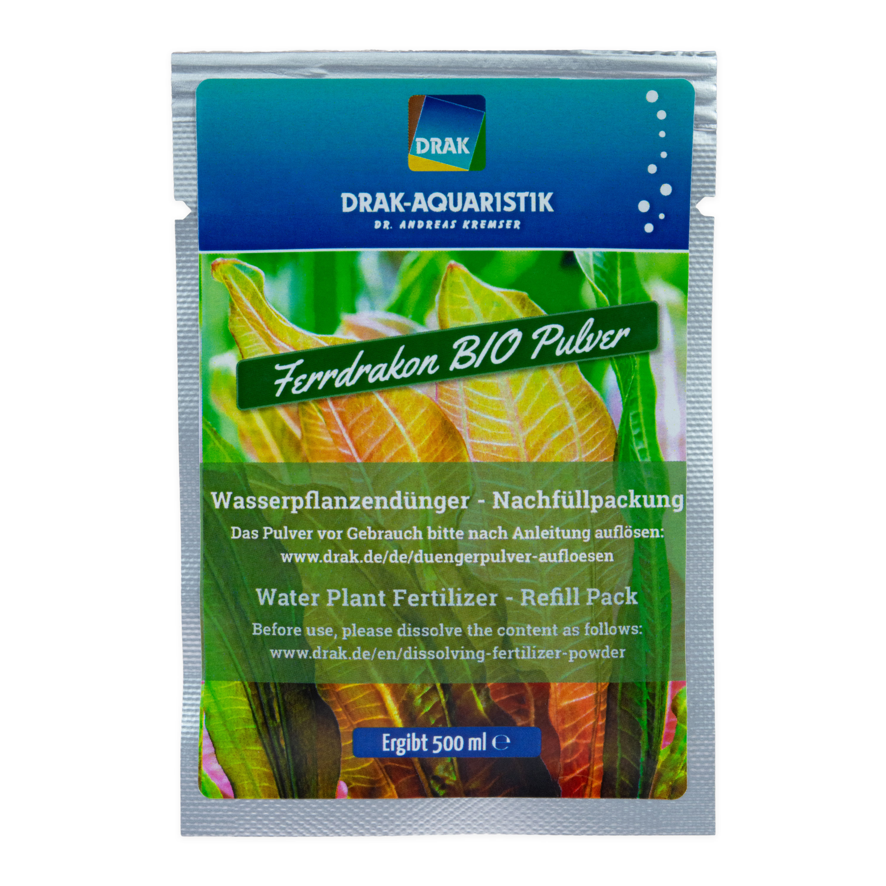 Ferrdrakon BIO Wasserpflanzendünger 500 ml Nachfüllpackung
