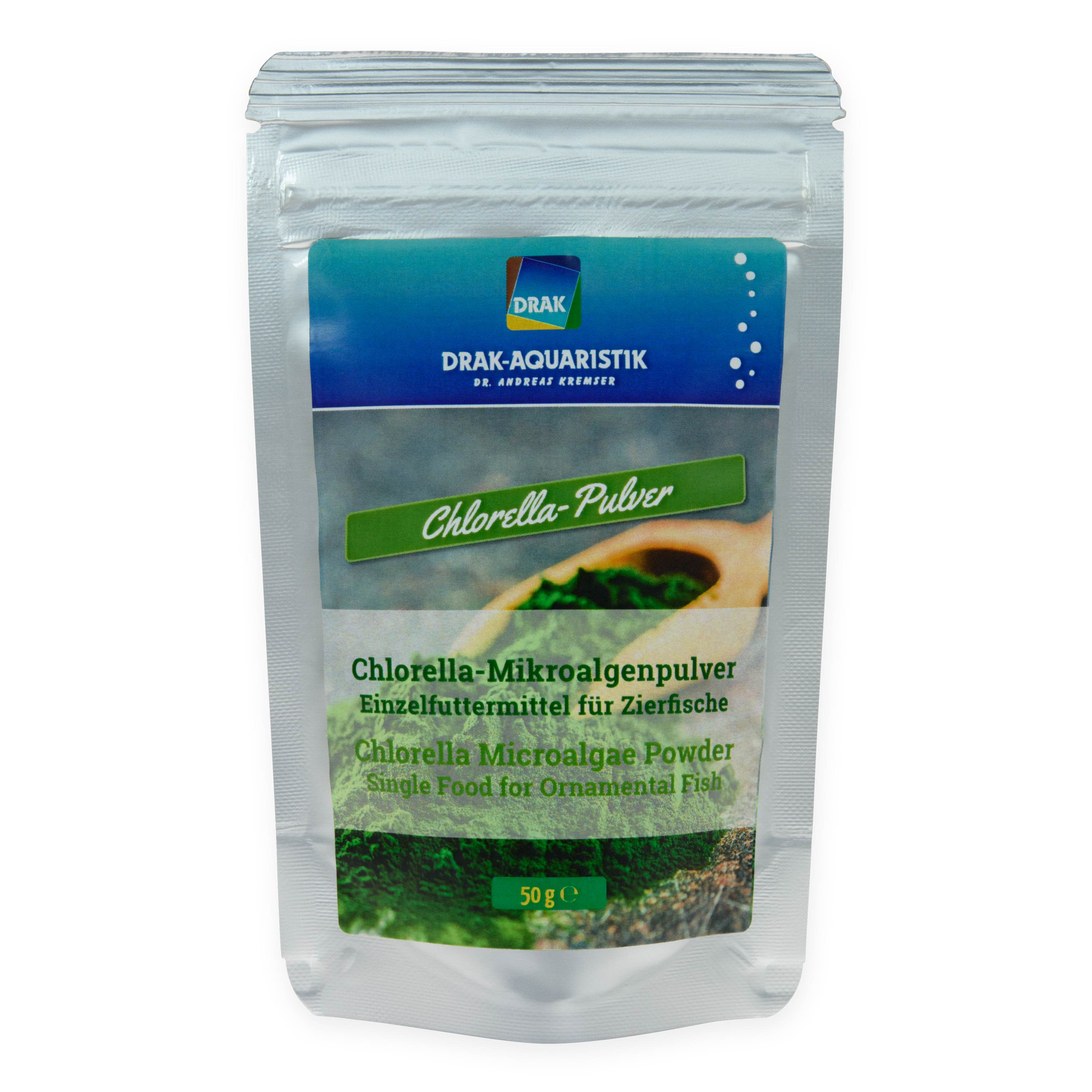 Chlorella-Mikroalgenpulver 50 g Standbodenbeutel